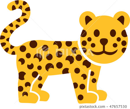 Cartoon leopard gepard 47657530