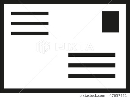 letter_front.eps - Stock Illustration [47657551] - PIXTA