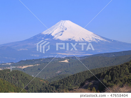 Fuji from the Izu Skyline Atami Pass-8621 Fuji from the Izu Skyline Atami Pass-8621 47658404