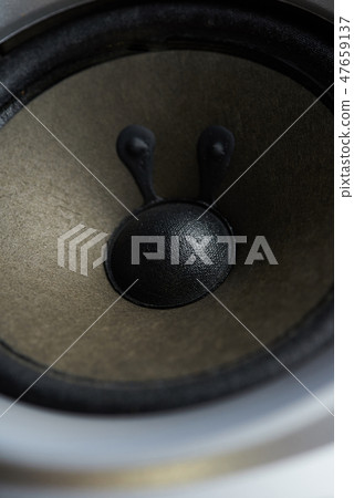 Audio speaker close up 47659137