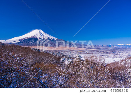 (山梨縣)從白雪皚皚的第20次通過富士山 (山梨縣)從白雪皚皚的第20次通過富士山 47659238