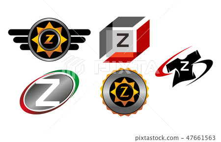 Logotype V Modern Template Set Logotype V Modern Template Set 47661563