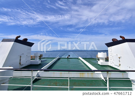 Scenery of Mutsu Bay ferry 47661712