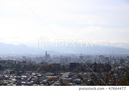 善光寺遠景（長野市元町長野縣） 47664477