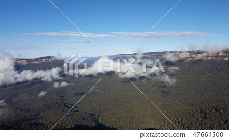 澳洲 雲海 三姊妹峰 自然 景觀 大自然 風景 47664500