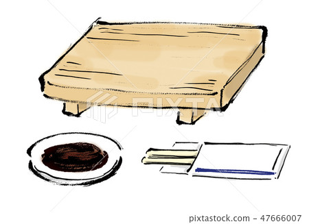 壽司Shimpa壽司用基礎木醬一次性筷子手繪 47666007