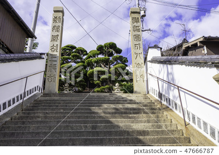 Onomichi Old castle Tenryu Nendo temple stone steps Onomichi Old castle Tenryu Nendo temple stone steps 47666787