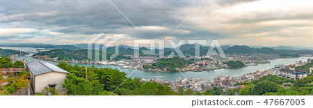 尾道和Mukojima的晚上視圖 47667005