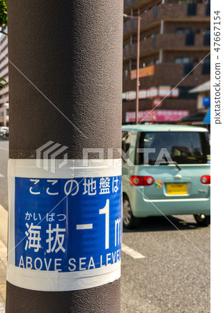 Sea level display 47667154