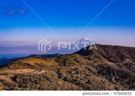 （靜岡縣）從Takumiyama高原到富士山，朝日 47668932