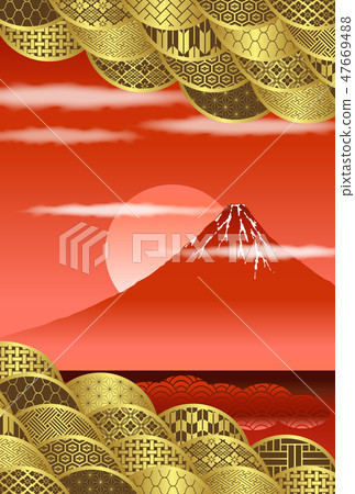 Japanese Pattern Background New Year's background Japanese Pattern Background New Year's background 47669488