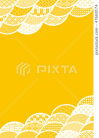 Japanese Pattern Background New Year's background 47669574