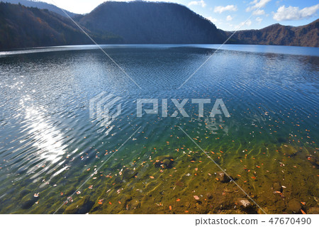 Lake Numazawa late autumn Aizu Kanayama cho 47670490