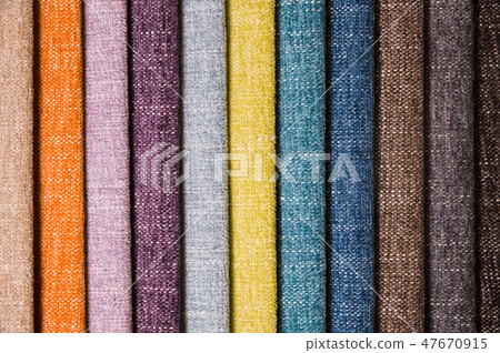 Abstract volumetric background textile multicolored stripes of furniture upholstery patterns. Home Abstract volumetric background textile multicolored stripes of furniture upholstery patterns. Home 47670915