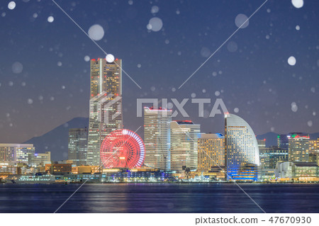 [複合]富士山_港區未來夜景 47670930