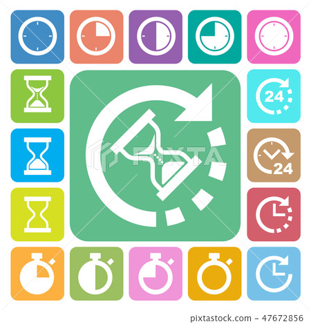 Clocks and time icons set Clocks and time icons set 47672856