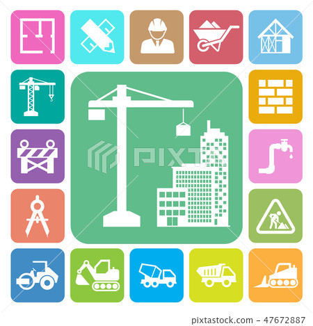 Construction Icons set Construction Icons set 47672887