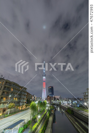 Tokyo Sky Tree _ Candle Tree 47672993