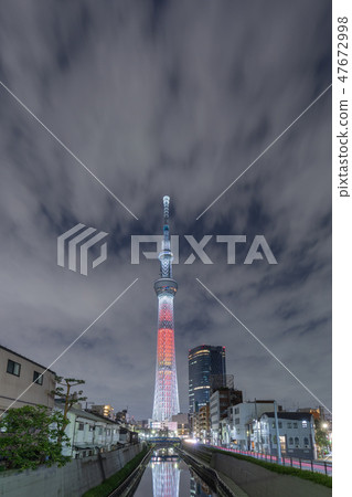 Tokyo Sky Tree _ Candle Tree 47672998