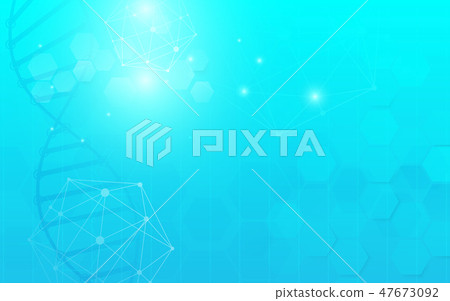 Abstract DNA structure with Medical and science - Stock Illustration ...