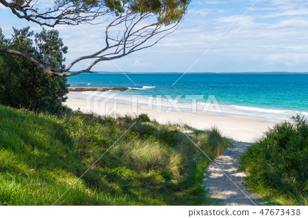 View over the beach  47673438