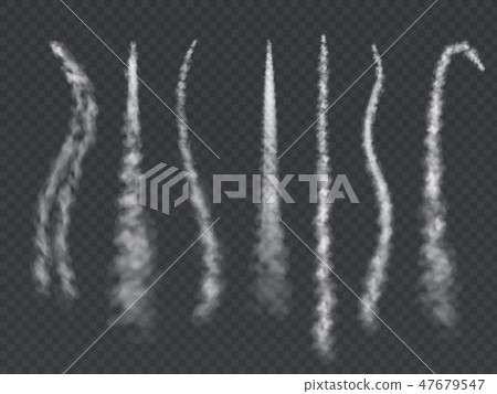 Smoke trail. Plane trails light airplane smoke avion cloud vapour sky contrail abstract rocket Smoke trail. Plane trails light airplane smoke avion cloud vapour sky contrail abstract rocket 47679547
