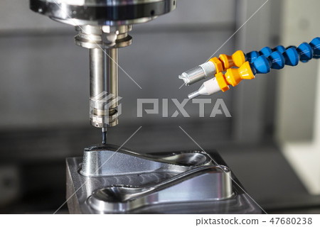 The  CNC milling machine . 47680238