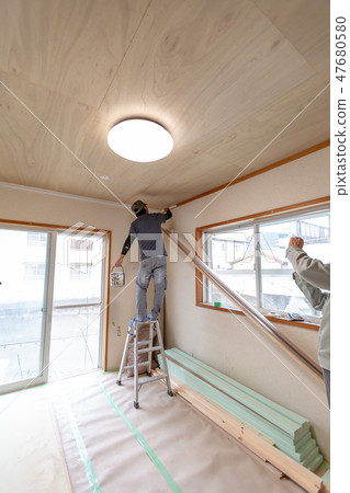 Japanese style renovation paint painting 47680580