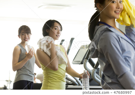 Sports Gym, Fitness Gym, Cross Trainer, Walking Machine, Running Machine, Women 47680997