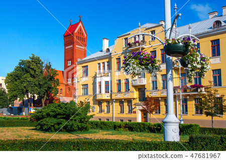 Buildings in Minsk, Belarus. Minsk cityscape 47681967