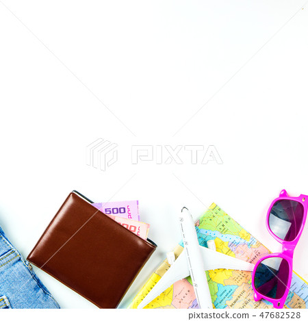 Travel accessories costumes concept for summer  47682528