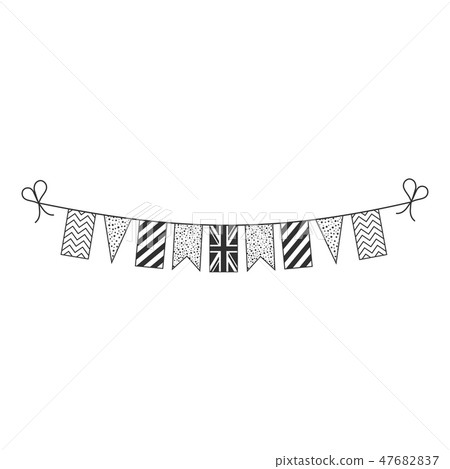Decorations bunting flags for United Kingdom  47682837