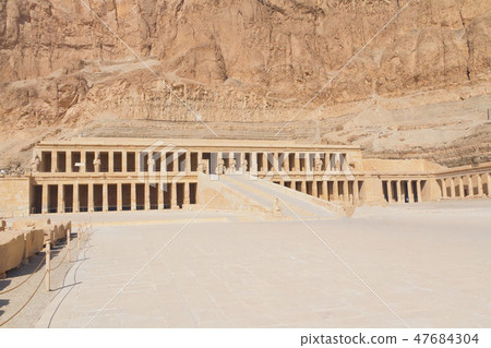 The Temple of Queen Hatshepsut at Luxo r(Egypt ) The Temple of Queen Hatshepsut at Luxo r(Egypt ) 47684304