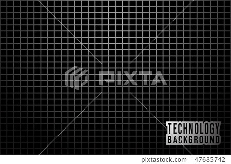 Abstract monochrome background with metallic grid Abstract monochrome background with metallic grid 47685742
