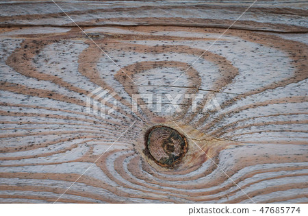 Background of wooden boards with a bough 47685774
