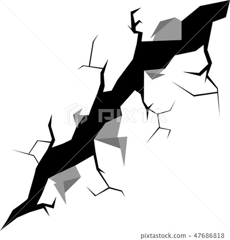 Wall crack image Wall crack image 47686818