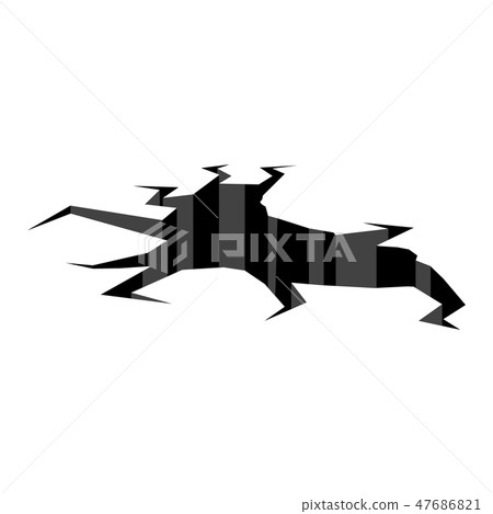 Wall crack image Wall crack image 47686821