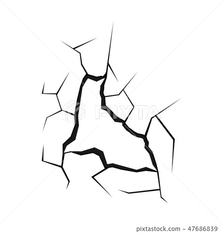 Wall crack image Wall crack image 47686839