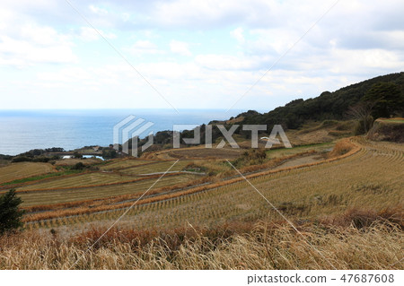 在東面的山口縣長門市東深河台 在東面的山口縣長門市東深河台 47687608