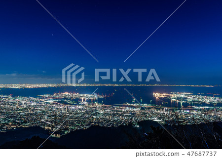 View from Mt. Maya mountain stand Night view 47687737