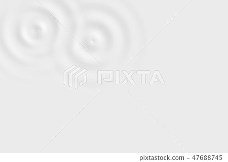 Top view of white yogurt, soft background texture 47688745