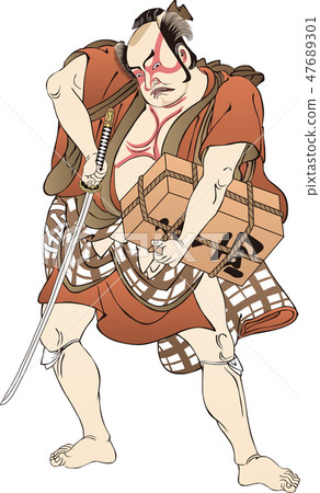 Ukiyo-e Kabuki actor part 20 47689301