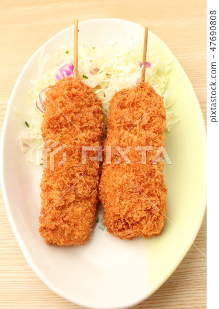 炒豬肉和那迦的串 炒豬肉和那迦的串 47690808