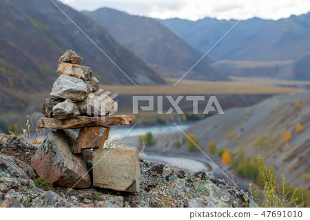 stones stacked on top of each other stones stacked on top of each other 47691010