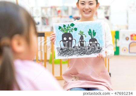 Nursery teacher, paper jam, infant Nursery teacher, paper jam, infant 47691234