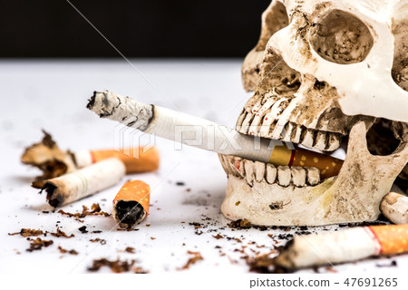 No and Stop smoking for World No Tobacco Day. 47691265