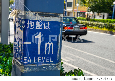 海平面顯示 海平面顯示 47691525