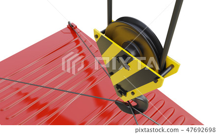 Crane Hook Isolated Stock Illustration