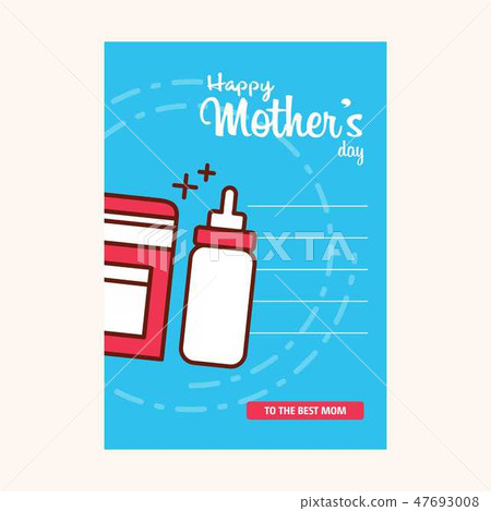 happy mother's day sweet background,greeting card, 47693008
