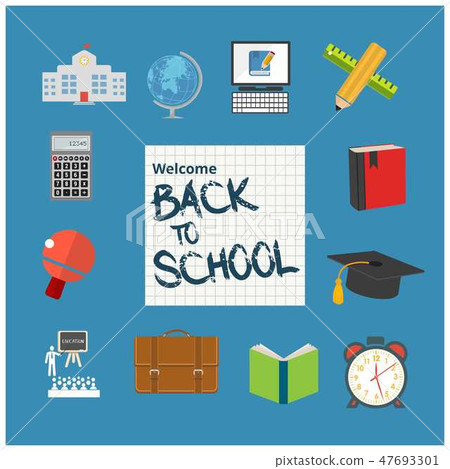 Modern school background with place for your text Modern school background with place for your text 47693301